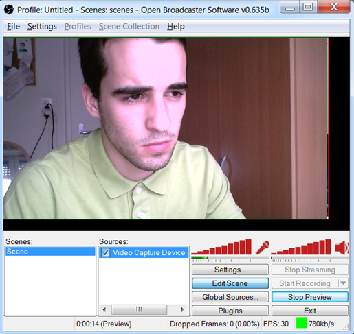 Start stream preview and click edit scene. Expand your video to fit the whole scene